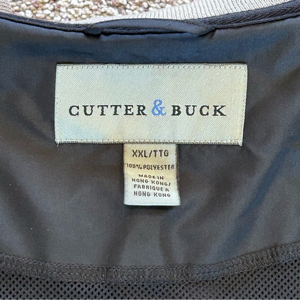 Cutter & Buck ClimaGuard Windbreaker Pullover Jacket Mesh Lining Black Men’s XXL - Picture 4 of 14
